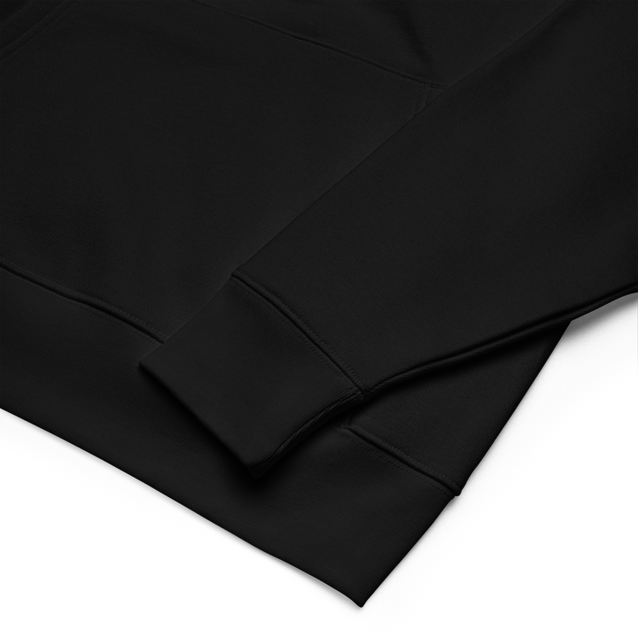 Felpa con cappuccio ecologica classica unisex GUFETTO 2 BIANCO OCCHI BIANCHI - Gufetto Brand 