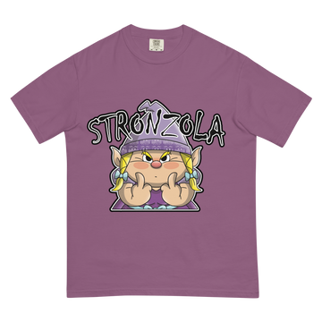 T-shirt pesante tinta in capo Premium Uomo Stronzola COLOR