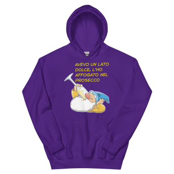 Felpa con cappuccio Unisex Donna/Uomo Lato Dolce