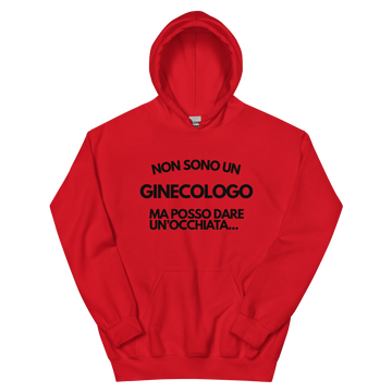 Felpa con cappuccio Unisex Donna/Uomo Ginecologo