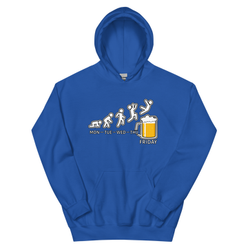 Felpa con cappuccio Uomo Birra