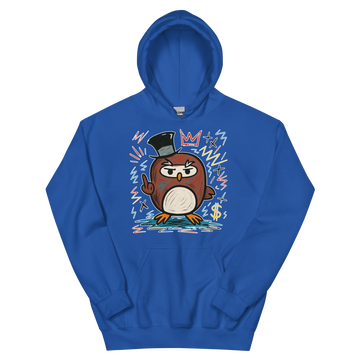 Felpa con cappuccio Unisex Uomo/Donna Gufetto Art.
