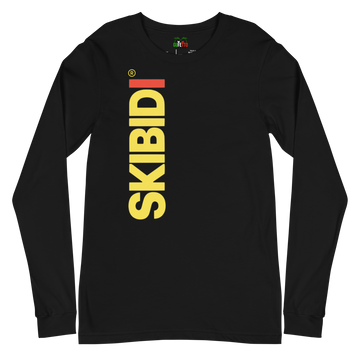T-shirt a maniche lunghe unisex Uomo/Donna Skibidi