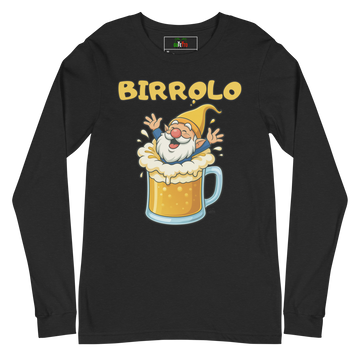 T-shirt a maniche lunghe unisex Uomo/Donna Birrolo Boccale