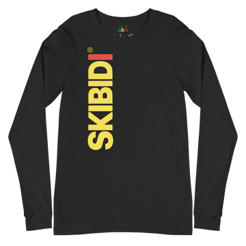 T-shirt a maniche lunghe unisex Uomo/Donna Skibidi
