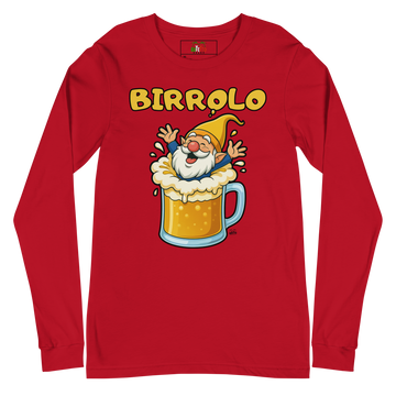 T-shirt a maniche lunghe unisex Uomo/Donna Birrolo Boccale