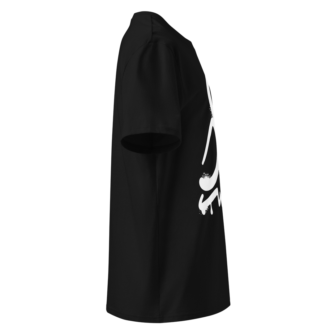 Maglietta in cotone organico unisex GUFETTO 1 BIANCO OCCHI ROSSI - Gufetto Brand 