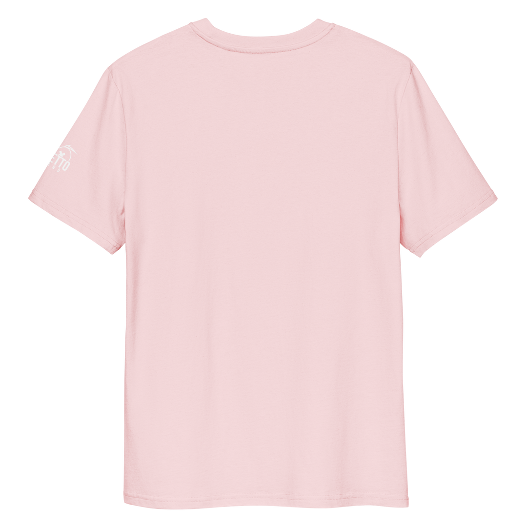 Maglietta in cotone organico unisex GUFETTO 1 BIANCO OCCHI ROSSI - Gufetto Brand 