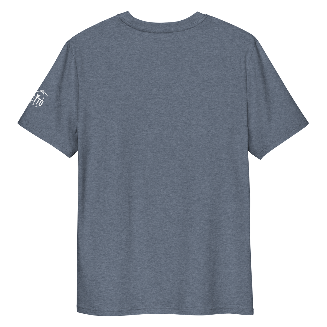 Maglietta in cotone organico unisex GUFETTO 1 BIANCO OCCHI ROSSI - Gufetto Brand 