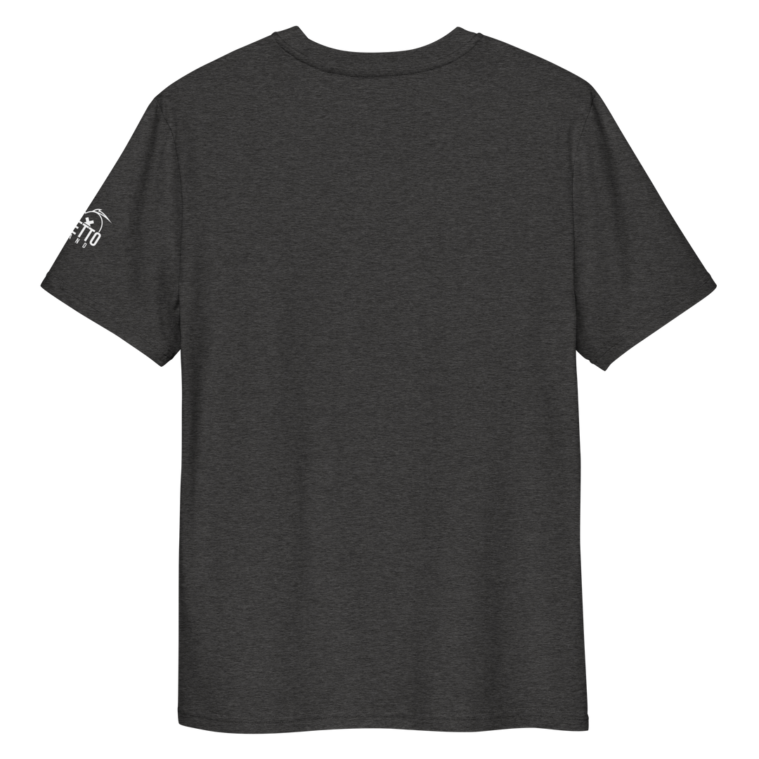 Maglietta in cotone organico unisex GUFETTO 1 BIANCO OCCHI ROSSI - Gufetto Brand 