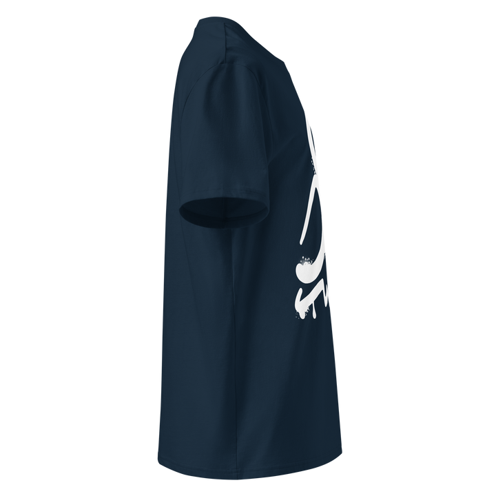 Maglietta in cotone organico unisex GUFETTO 1 BIANCO OCCHI ROSSI - Gufetto Brand 