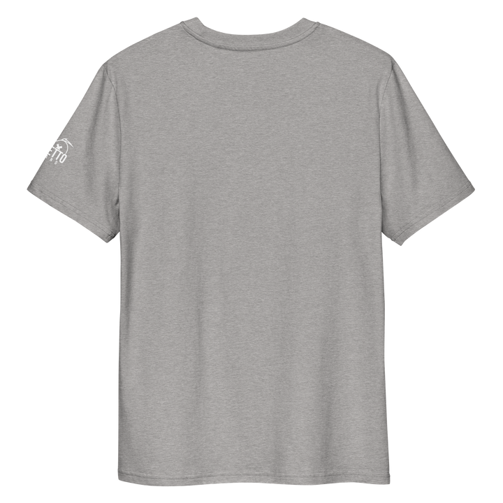 Maglietta in cotone organico unisex GUFETTO 1 BIANCO OCCHI ROSSI - Gufetto Brand 