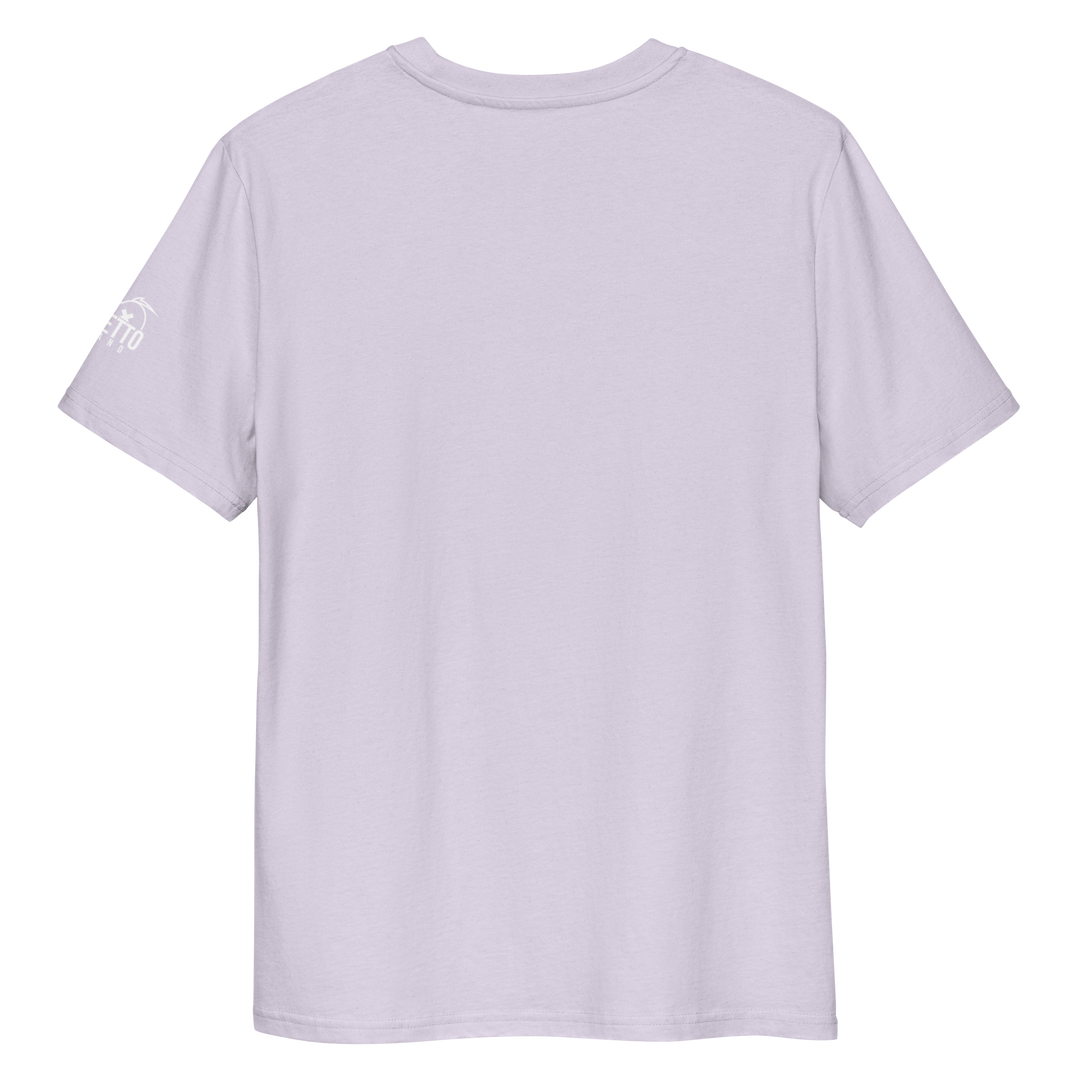 Maglietta in cotone organico unisex GUFETTO 1 BIANCO OCCHI ROSSI - Gufetto Brand 