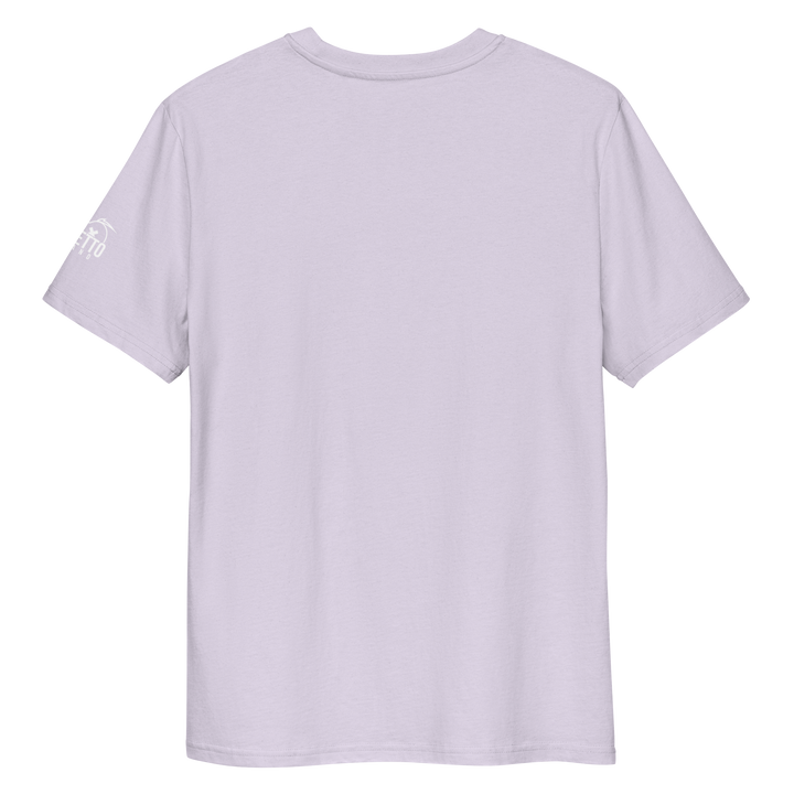 Maglietta in cotone organico unisex GUFETTO 1 BIANCO OCCHI ROSSI - Gufetto Brand 