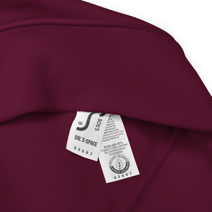 Felpa raglan in tessuto organico unisex GUFETTO OCCHI BIANCHI - Gufetto Brand 