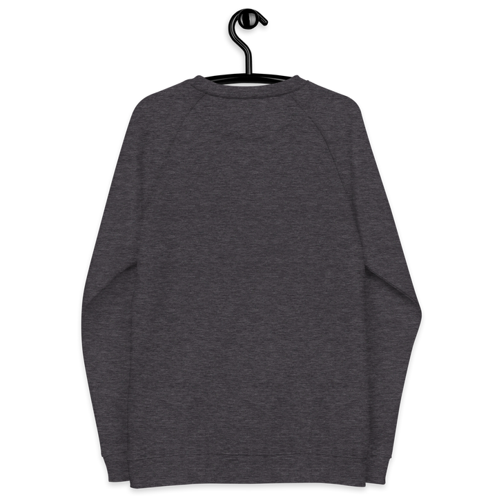 Felpa raglan in tessuto organico unisex GUFETTO OCCHI BIANCHI - Gufetto Brand 