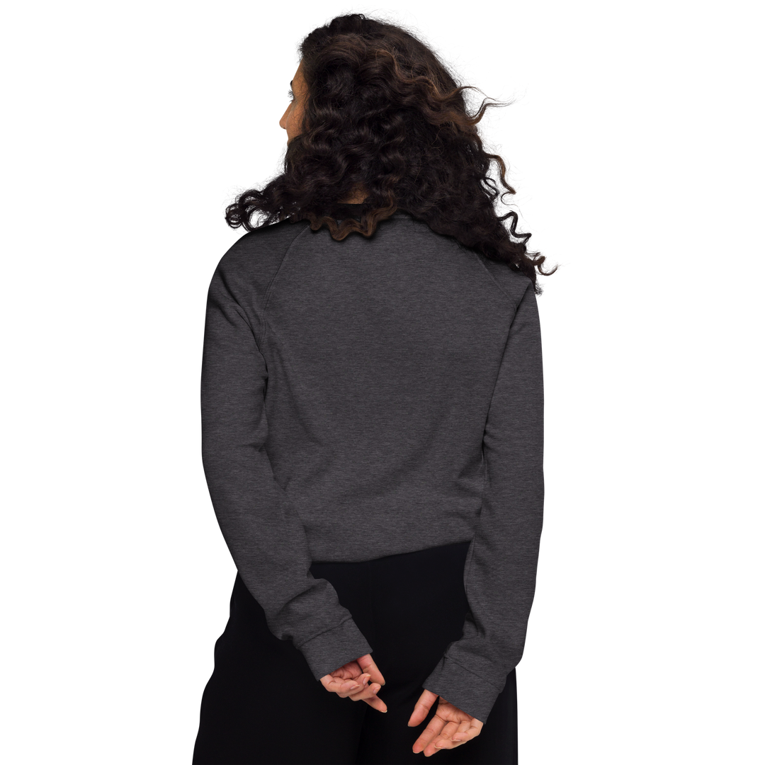 Felpa raglan in tessuto organico unisex GUFETTO OCCHI BIANCHI - Gufetto Brand 