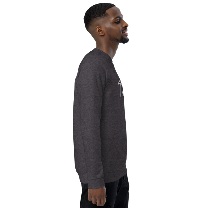 Felpa raglan in tessuto organico unisex GUFETTO OCCHI BIANCHI - Gufetto Brand 