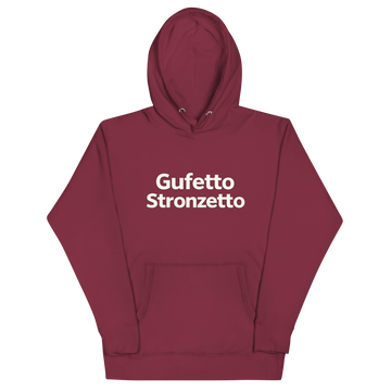 Felpa con cappuccio Unisex Donna/Uomo Gufetto Stronzetto Classic