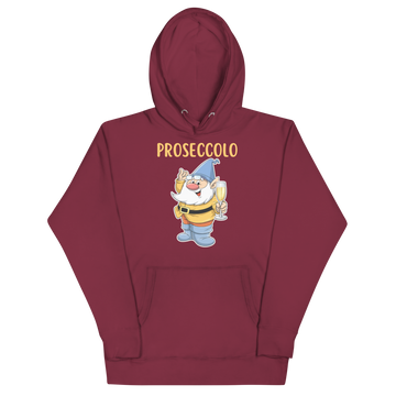 Felpa con cappuccio Unisex Donna/Uomo Proseccolo Classic