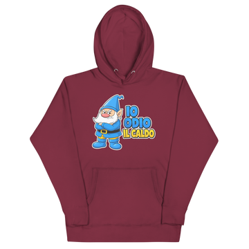 Felpa con cappuccio Unisex Donna/Uomo Io Odio