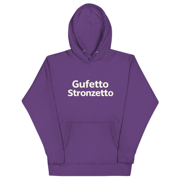 Felpa con cappuccio Unisex Donna/Uomo Gufetto Stronzetto Classic