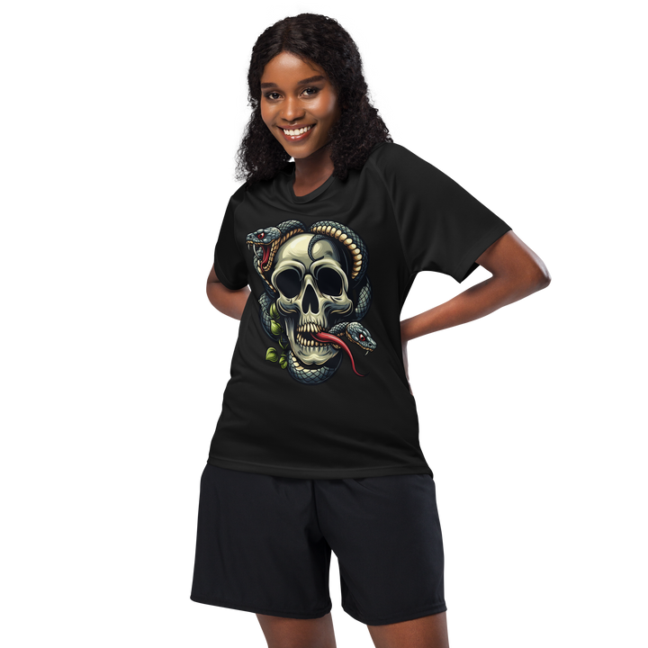 Maglietta sportiva unisex Skull Snake - Gufetto Brand 