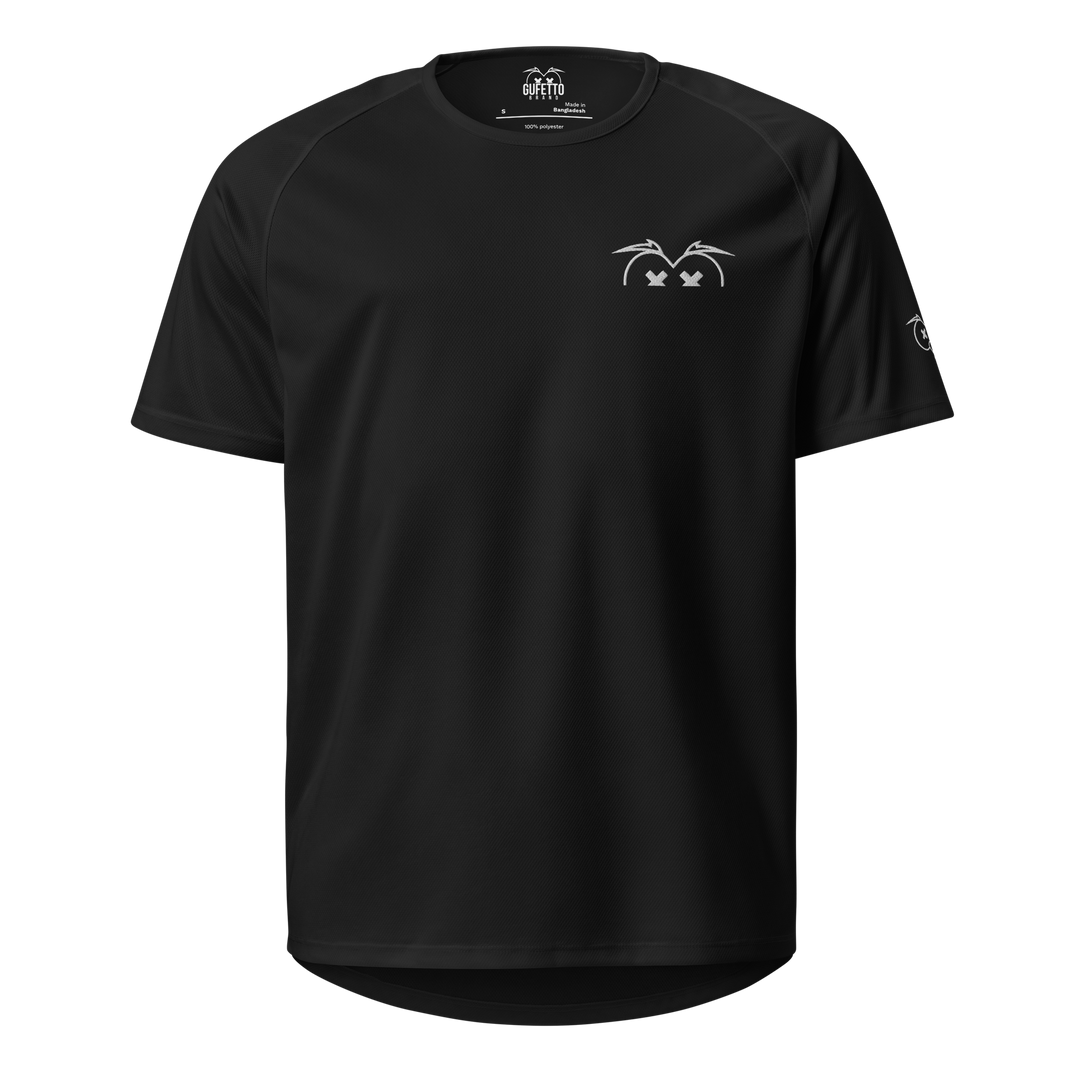 Maglietta sportiva unisex GUFETTO OCCHI BIANCHI - Gufetto Brand 