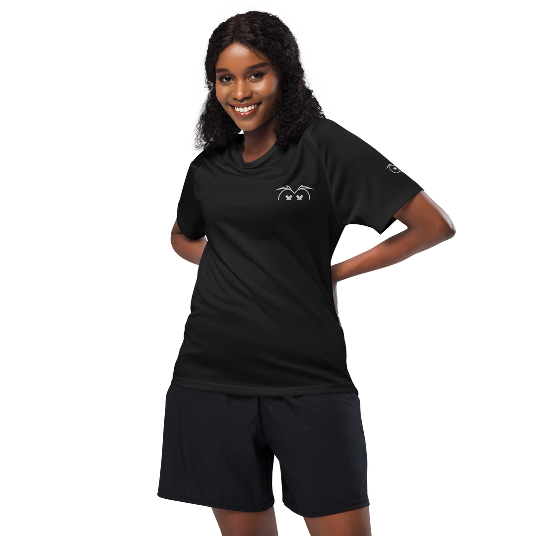 Maglietta sportiva unisex GUFETTO OCCHI BIANCHI - Gufetto Brand 