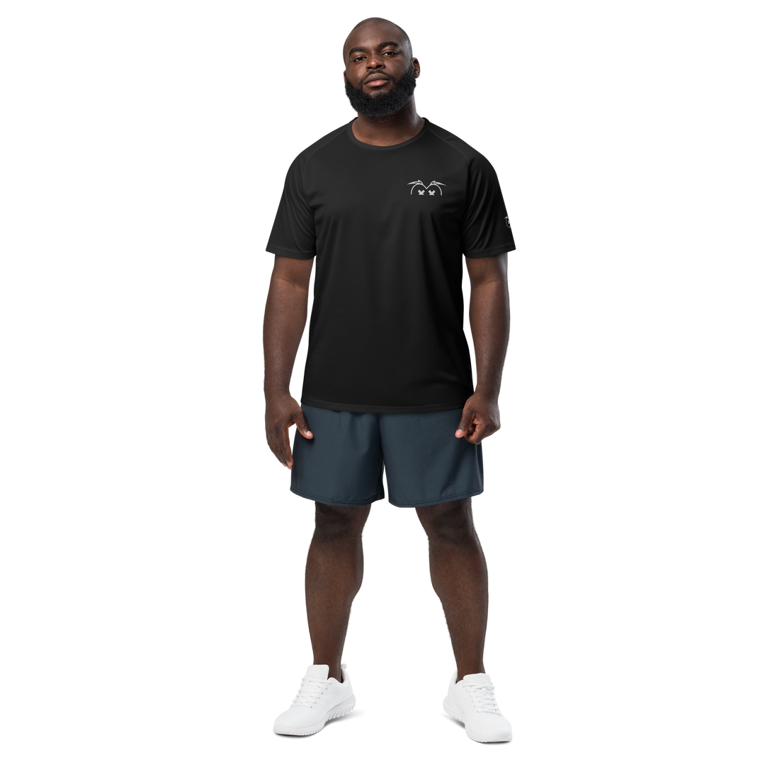 Maglietta sportiva unisex GUFETTO OCCHI BIANCHI - Gufetto Brand 