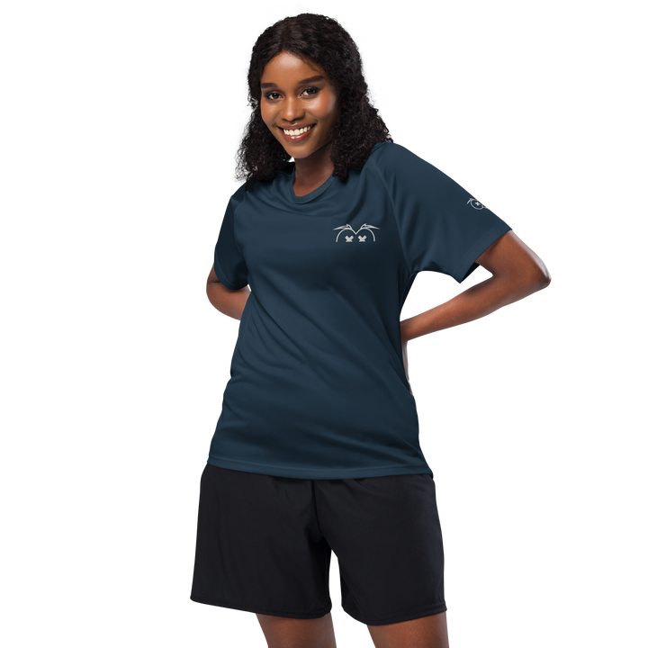 Maglietta sportiva unisex GUFETTO OCCHI BIANCHI - Gufetto Brand 