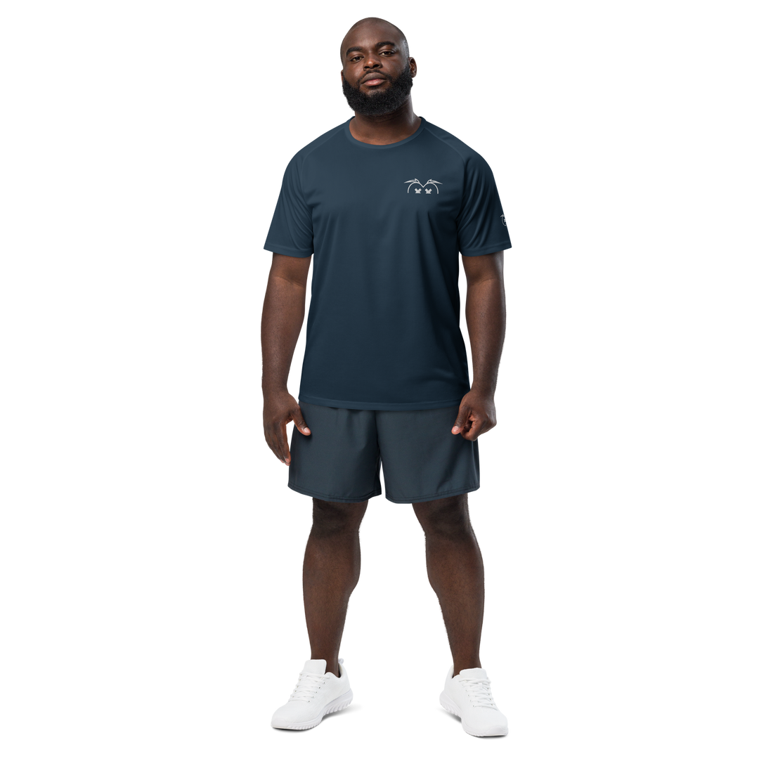 Maglietta sportiva unisex GUFETTO OCCHI BIANCHI - Gufetto Brand 