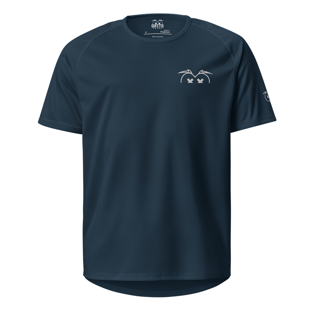 Maglietta sportiva unisex GUFETTO OCCHI BIANCHI - Gufetto Brand 