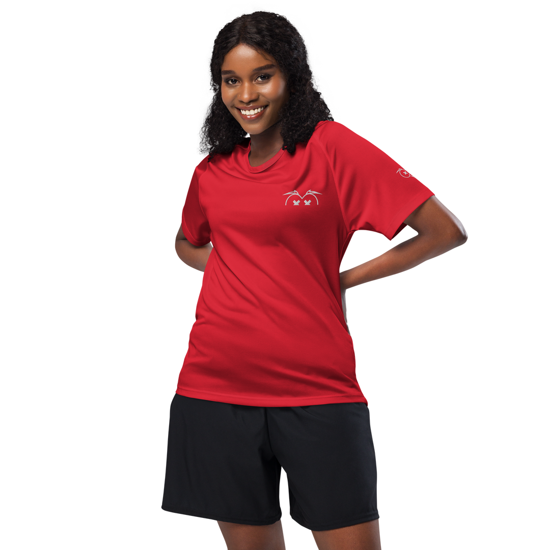 Maglietta sportiva unisex GUFETTO OCCHI BIANCHI - Gufetto Brand 