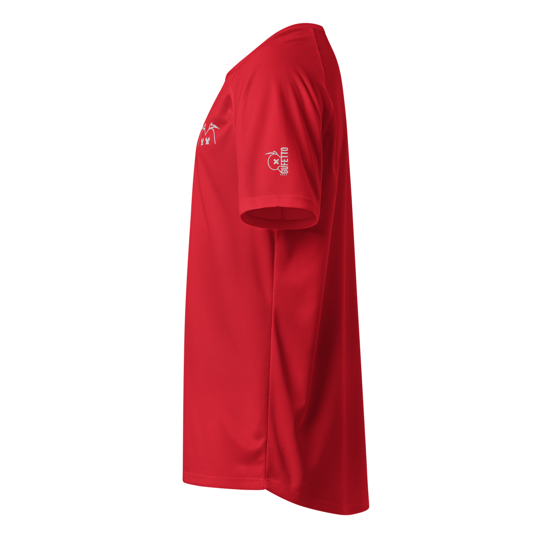 Maglietta sportiva unisex GUFETTO OCCHI BIANCHI - Gufetto Brand 