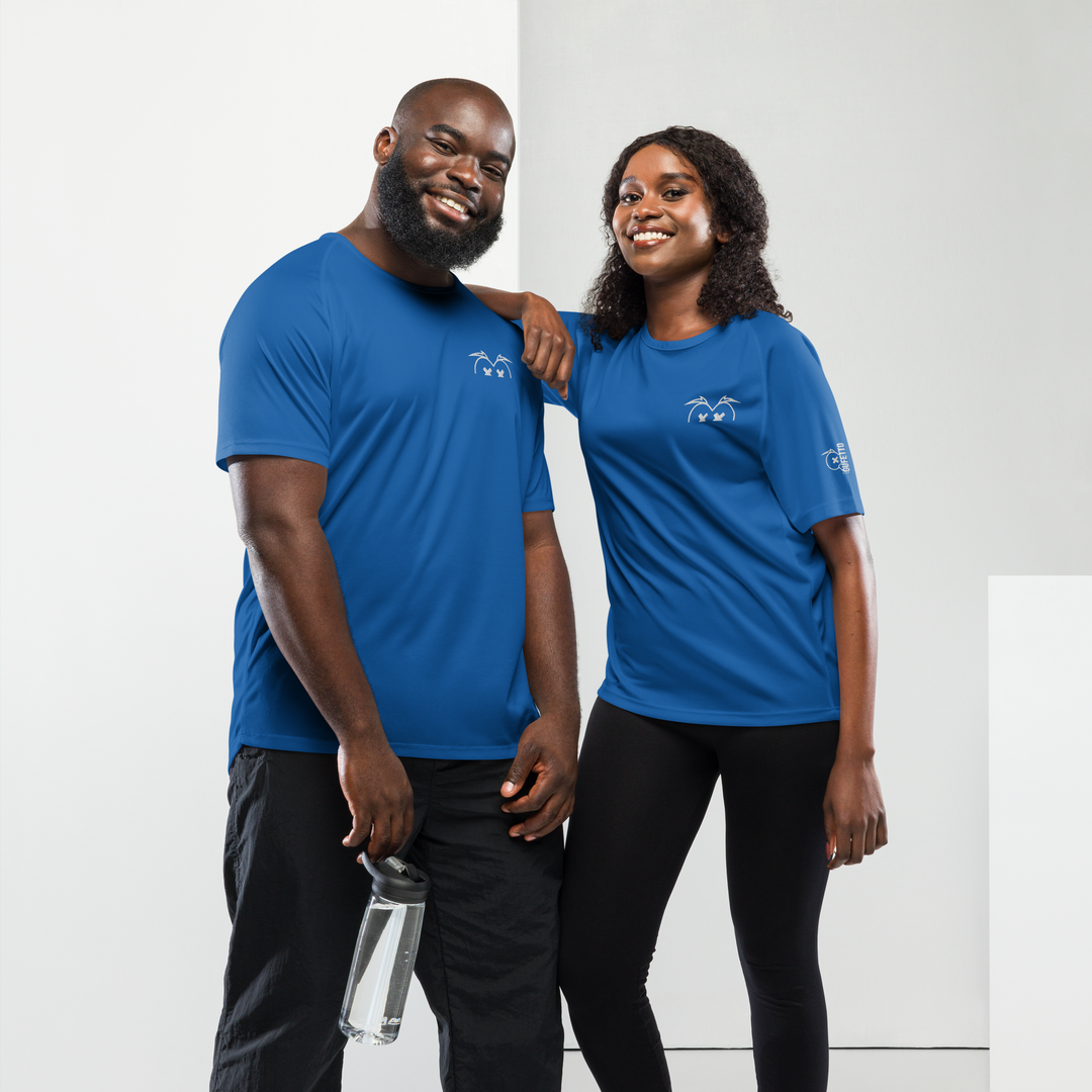 Maglietta sportiva unisex GUFETTO OCCHI BIANCHI - Gufetto Brand 