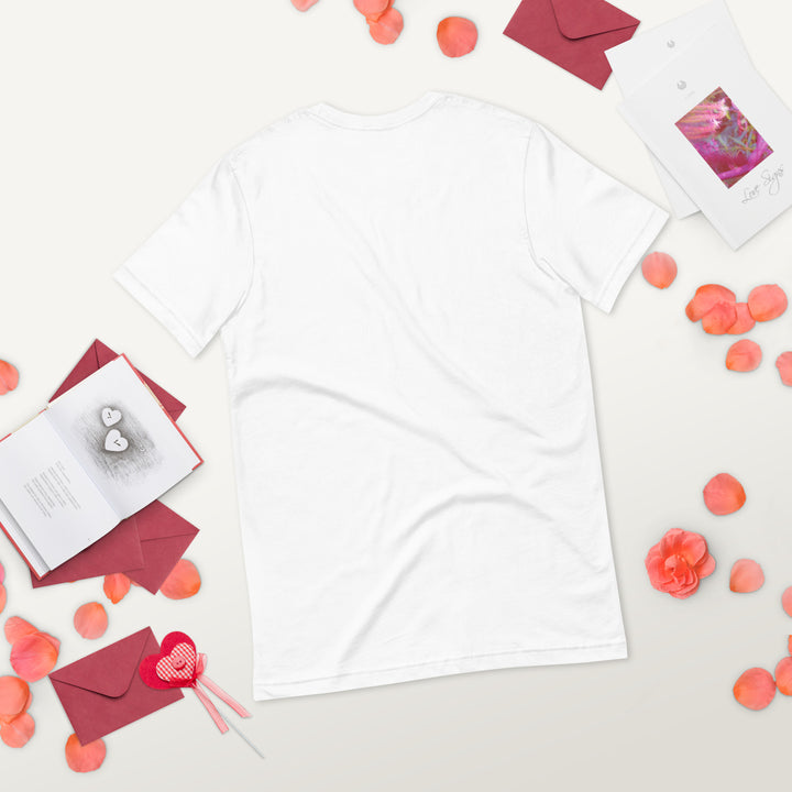 Maglietta Ricamata Uomo Ricordati di Me Cuori Intrecciati - Gufetto Brand 