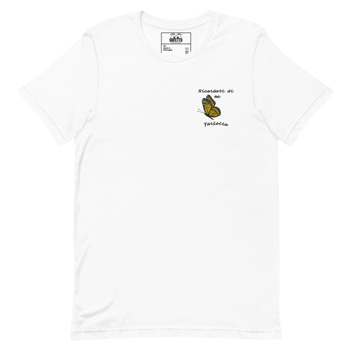 Maglietta Ricamata Uomo Ricordati di Me Farfalla - Gufetto Brand 