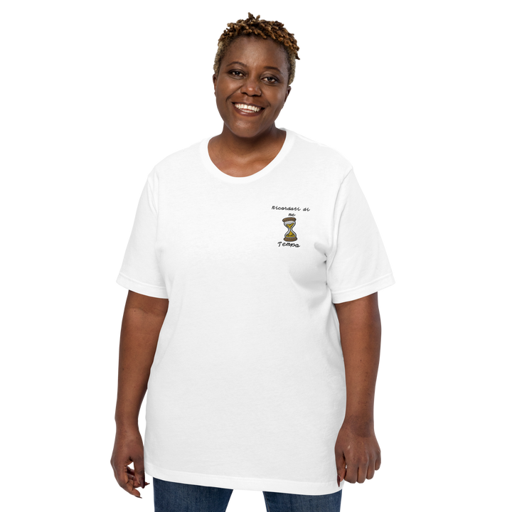 Maglietta Ricamata Uomo Ricordati di Me Clessidra - Gufetto Brand 