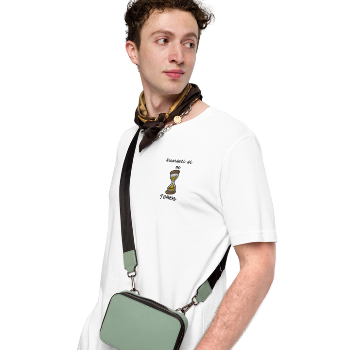 Maglietta Ricamata Uomo Ricordati di Me Clessidra - Gufetto Brand 