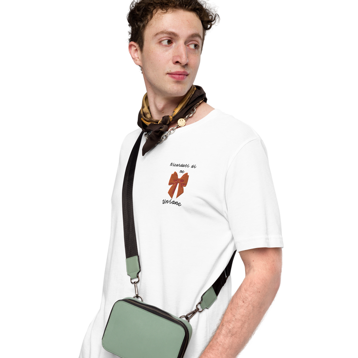 Maglietta Ricamata Uomo Ricordati di Me Fiocco - Gufetto Brand 