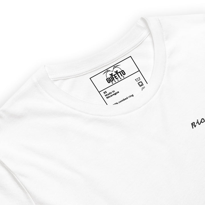 Maglietta Ricamata Uomo Ricordati di Me Cuori Intrecciati - Gufetto Brand 