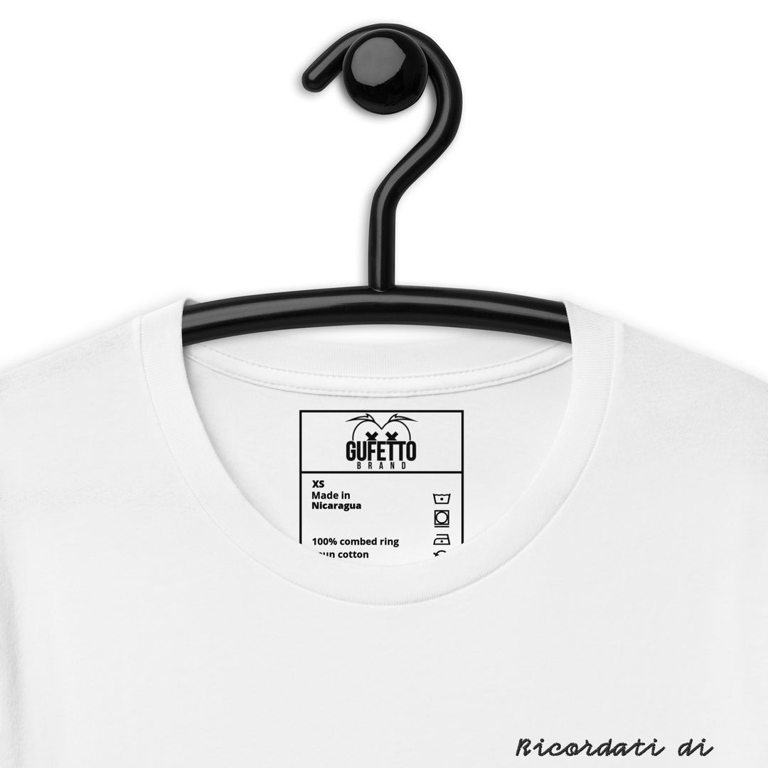 Maglietta Ricamata Uomo Ricordati di Me Cuori Intrecciati - Gufetto Brand 