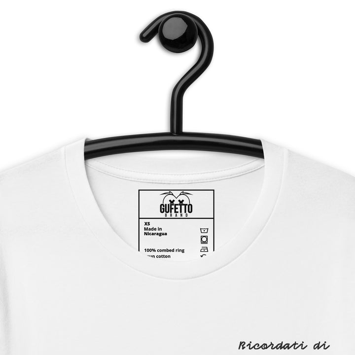 Maglietta Ricamata Uomo Ricordati di Me Cuori Intrecciati - Gufetto Brand 