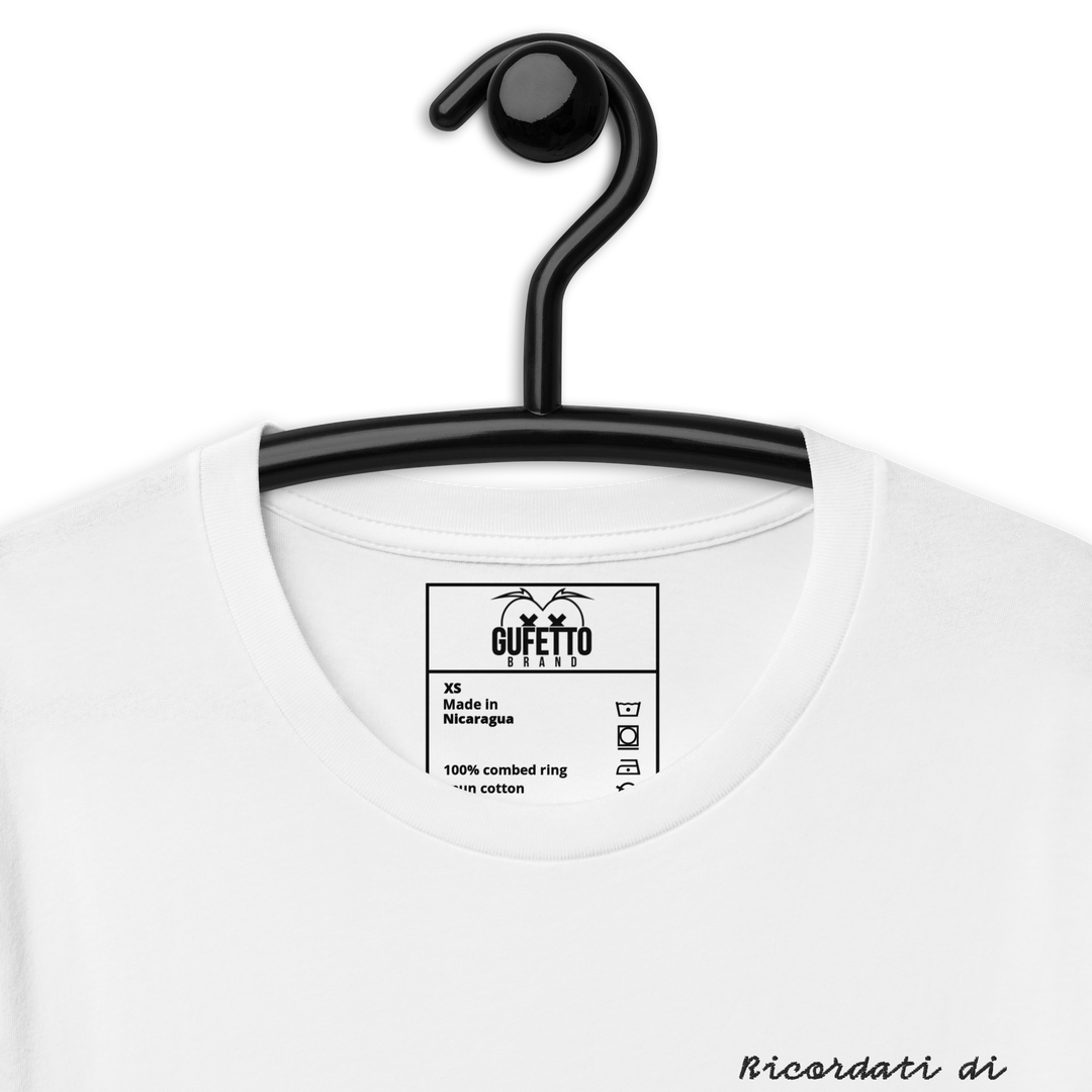 Maglietta Ricamata Uomo Ricordati di me Albero - Gufetto Brand 