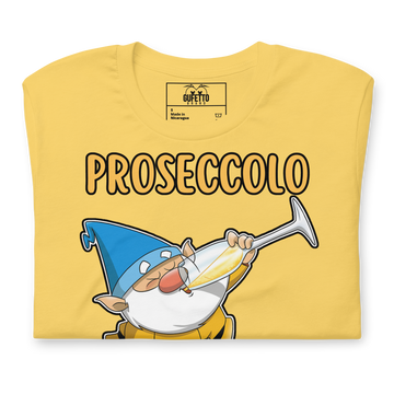 Maglietta unisex Uomo/Donna Proseccolo Yellow Edition
