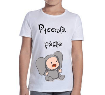 T-shirt Bambina Piccola Peste Two