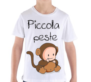 T-shirt Bambino Piccola Peste Three
