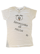 T-shirt Stronzetta di Razza Bianca Outlet - Gufetto Brand 