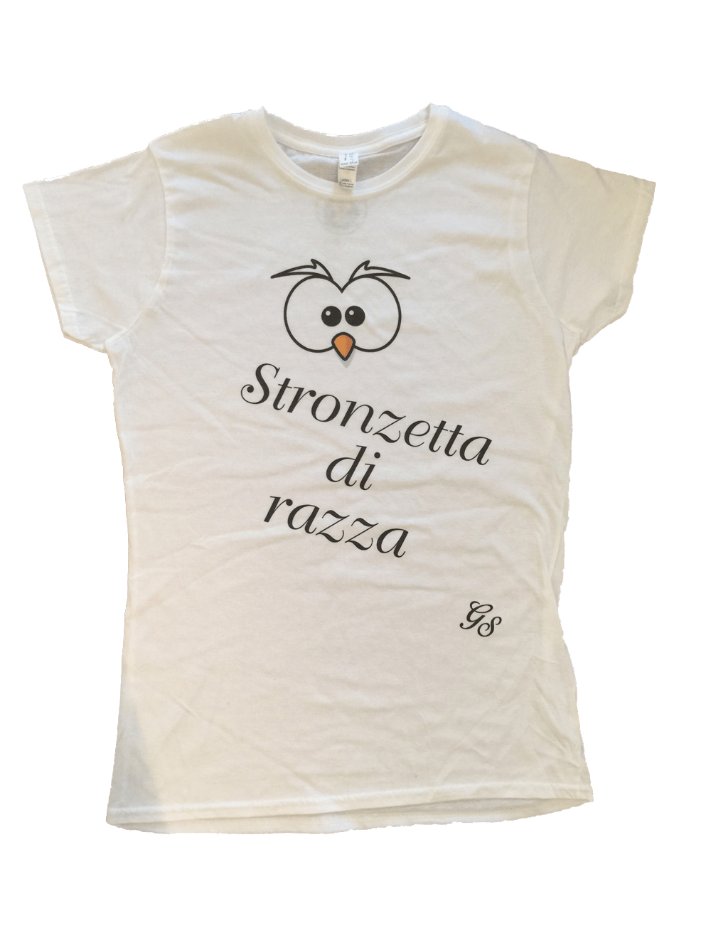 T-shirt Stronzetta di Razza Bianca Outlet - Gufetto Brand 